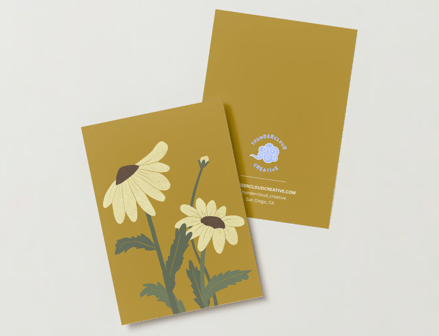 Wild Daisy Greeting Card