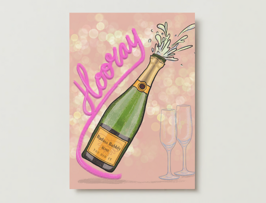 Hooray Greeting Card