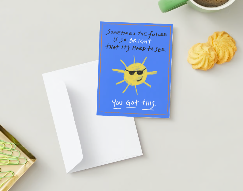 Bright Future Greeting Card